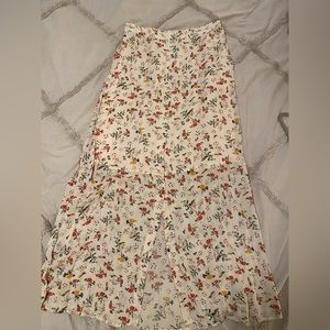 Lucky Brand Floral Midi Skirt